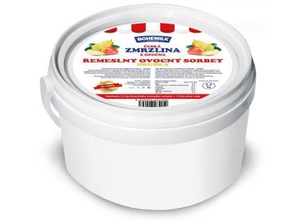 Remeslny sorbet kbelik 3,5kg hruska