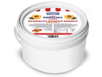 Remeslny sorbet kbelik 3,5kg merunka